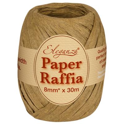 Eleganza Paper Raffia Ribbon - Various Colours