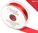 Ribbon - Double Faced 25mm Satin - 20 Meters - Various Colours